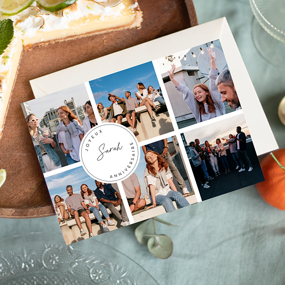 Carte anniversaire Pastille Après 1