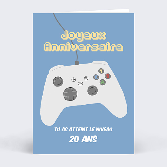 Anniversaire Adulte Level Up