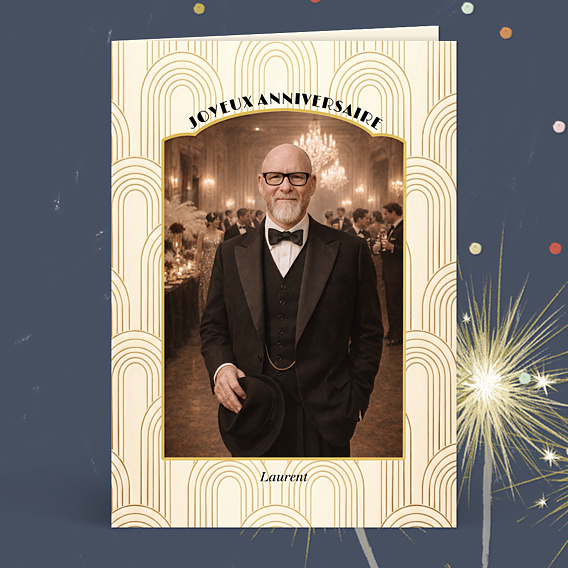 Anniversaire Adulte Portrait univers Gatbsy