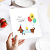 Carte anniversaire adulte Chien Saucisse Après 4