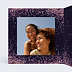 Carte anniversaire adulte Paillettes roses Intérieur Gauche