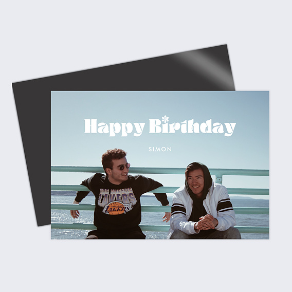 Carte anniversaire Pleine Page