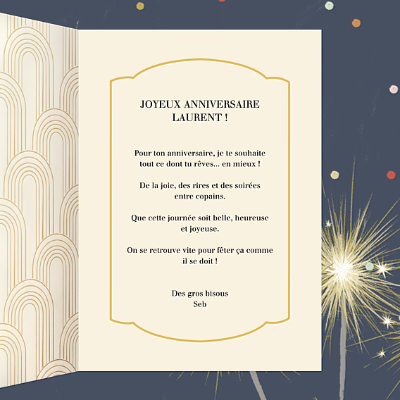 Anniversaire Adulte Portrait univers Gatbsy