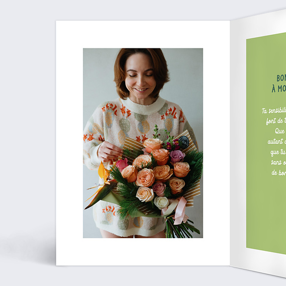 Carte anniversaire Astro Cancer Intérieur Gauche