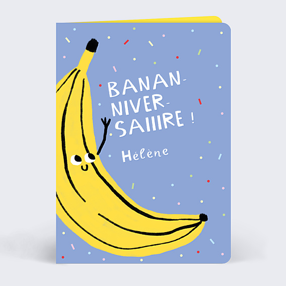 Anniversaire Adulte Banane Festive