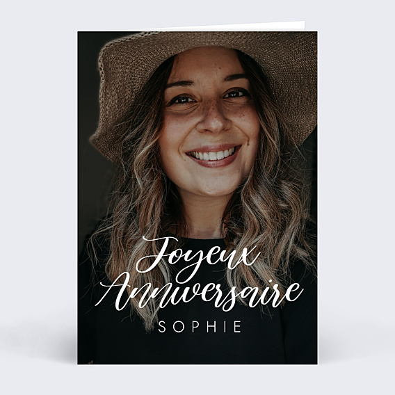Anniversaire Adulte Photo Pleine Page
