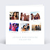 Carte anniversaire Multi Photos Polaroids