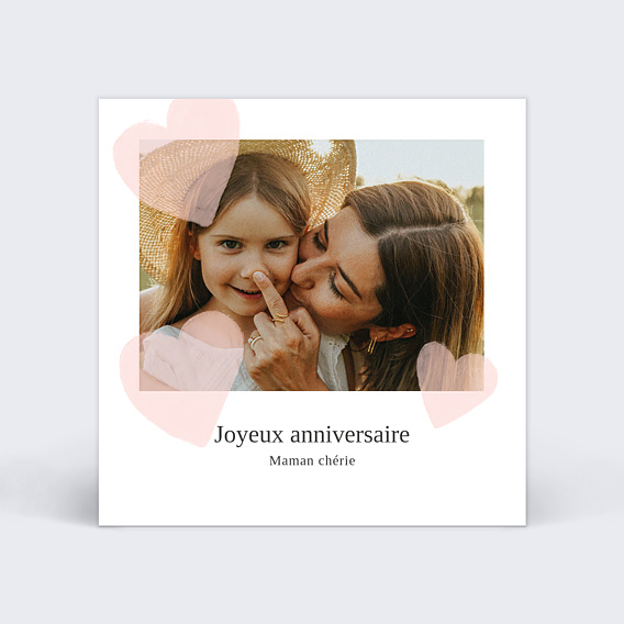 Anniversaire Adulte Grands Coeurs Roses