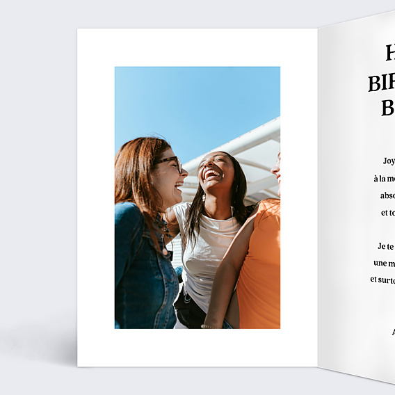 Anniversaire Adulte Journal déchiré souhait