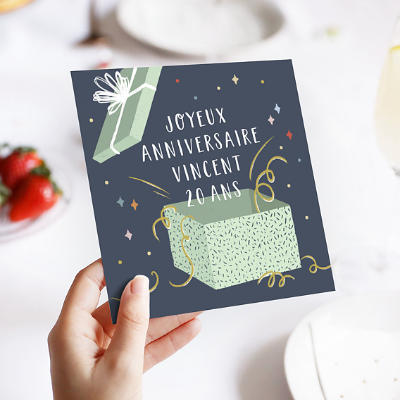 Carte anniversaire Special Gift