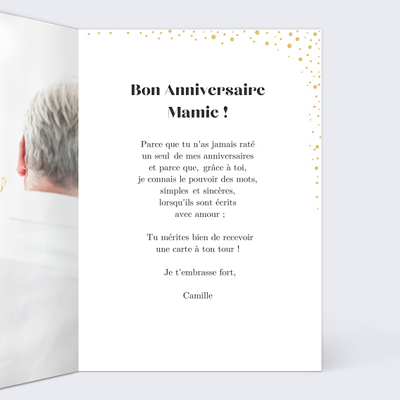 Anniversaire Adulte Pailettes