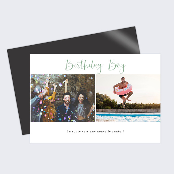 Carte anniversaire Ajoutez votre vidéo via un QR Code