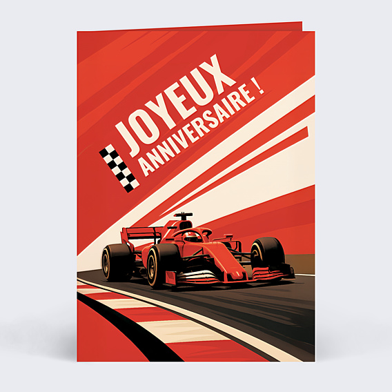 Anniversaire Adulte Formule 1