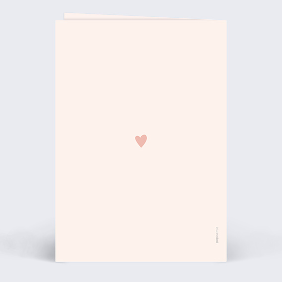 Carte anniversaire Passionnément Verso