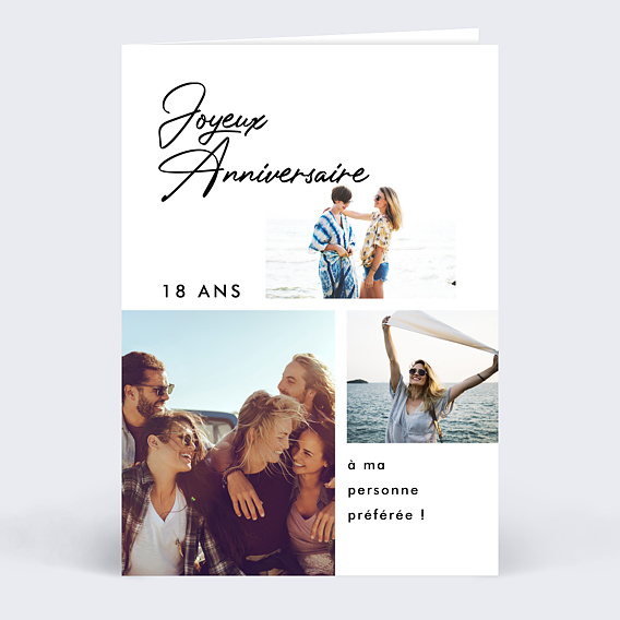 Carte anniversaire Ma Personne Préférée