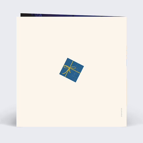 Carte anniversaire Carte Cadeaux Verso