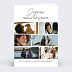 Carte anniversaire Multi Photo Festif