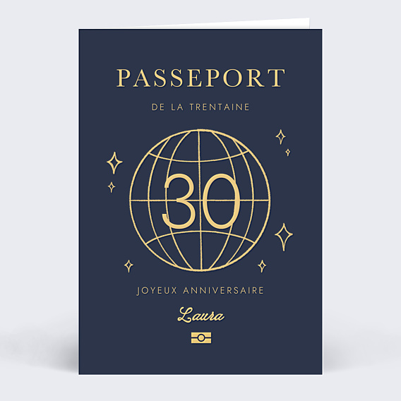Anniversaire Adulte Passeport