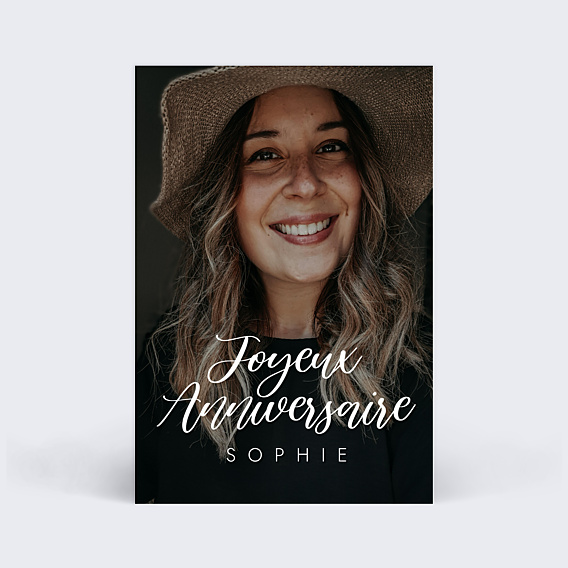 Anniversaire Adulte Photo Pleine Page