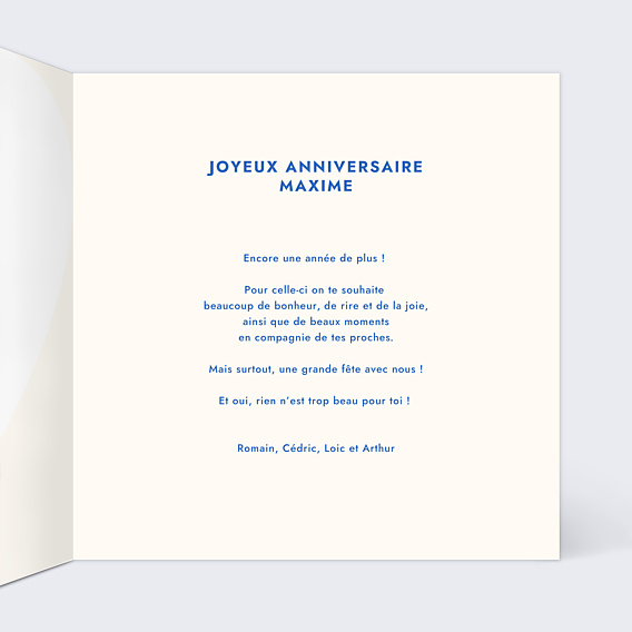 Anniversaire Adulte Plus 1 