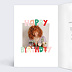 Carte anniversaire adulte Patchwork Intérieur Gauche