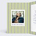 Carte anniversaire Vintage stripes Intérieur Gauche