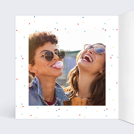 Carte anniversaire Chien Saucisse Intérieur Gauche