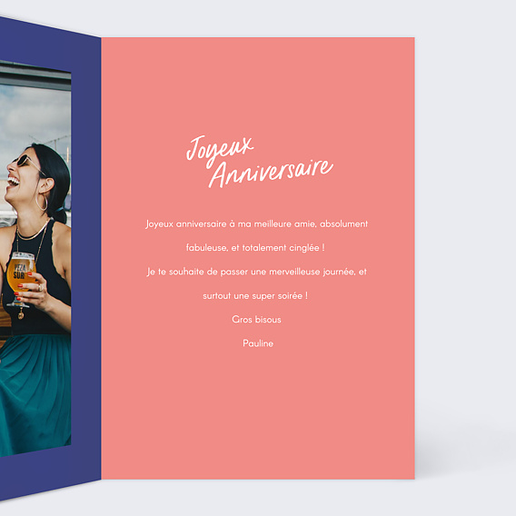 Carte anniversaire C'est ton Jour Intérieur Droit