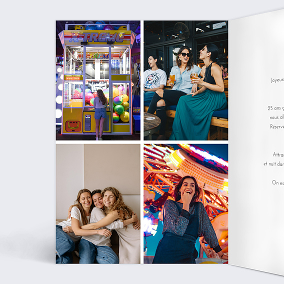 Carte anniversaire Bon pour Disney Intérieur Gauche