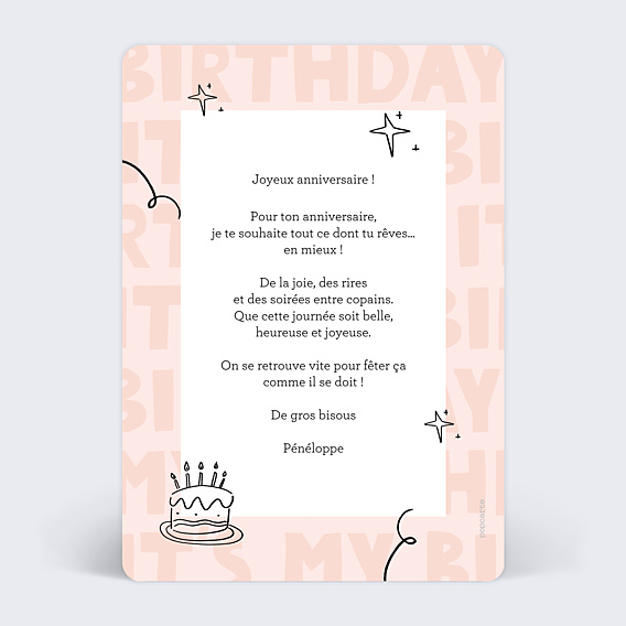 Anniversaire Adulte Pellicule vintage