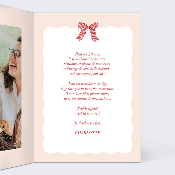 Anniversaire Adulte Gros nœud