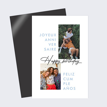 Anniversaire Adulte Multilingue