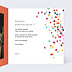 Carte anniversaire adulte Confettis Colorés Intérieur Droit
