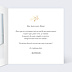 Carte anniversaire adulte Feuillage Ocre Intérieur Droit