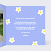 Carte anniversaire adulte Fleurs Colorées Intérieur Droit