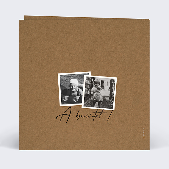 Anniversaire Adulte Kraft Vintage