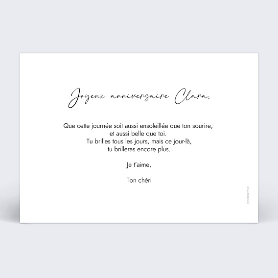 Anniversaire Adulte Multiphotos Simple