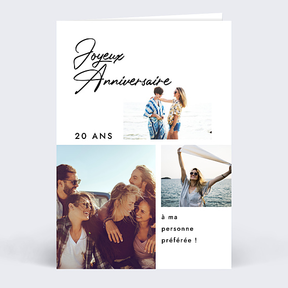 Carte anniversaire Ma Personne Préférée