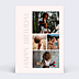 Anniversaire Adulte Écriture verticale