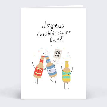 Anniversaire Adulte Bires en Fte