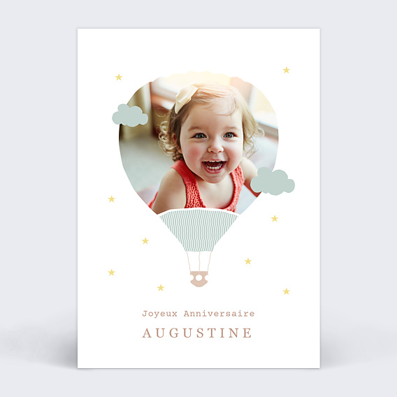 Anniversaire Enfant Montgolfière