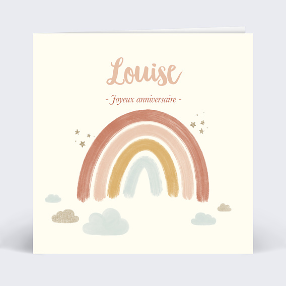 Anniversaire Enfant Petit Arc-en-ciel