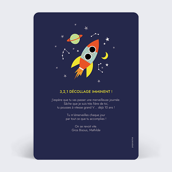 Anniversaire Enfant Dans l'Espace
