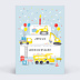 Carte anniversaire enfant Chantier