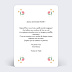 Carte anniversaire enfant Licorne Rose Fleurie Verso