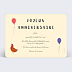 Carte anniversaire enfant Petite Ferme Verso