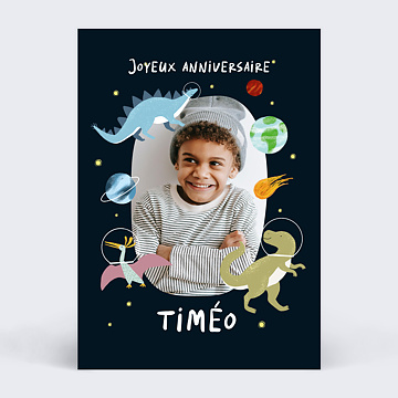 Carte Anniversaire Enfant à personnaliser - Popcarte