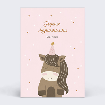 Anniversaire Enfant Poney toil