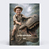 Anniversaire Enfant Portrait avec dinosaure