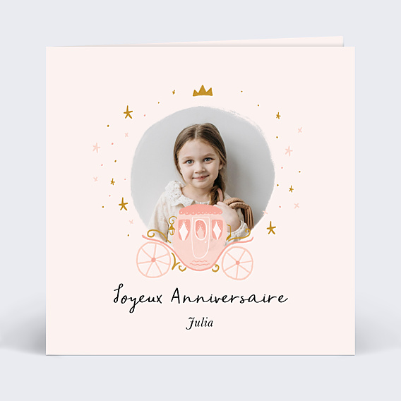 Anniversaire Enfant Princesse Carrosse